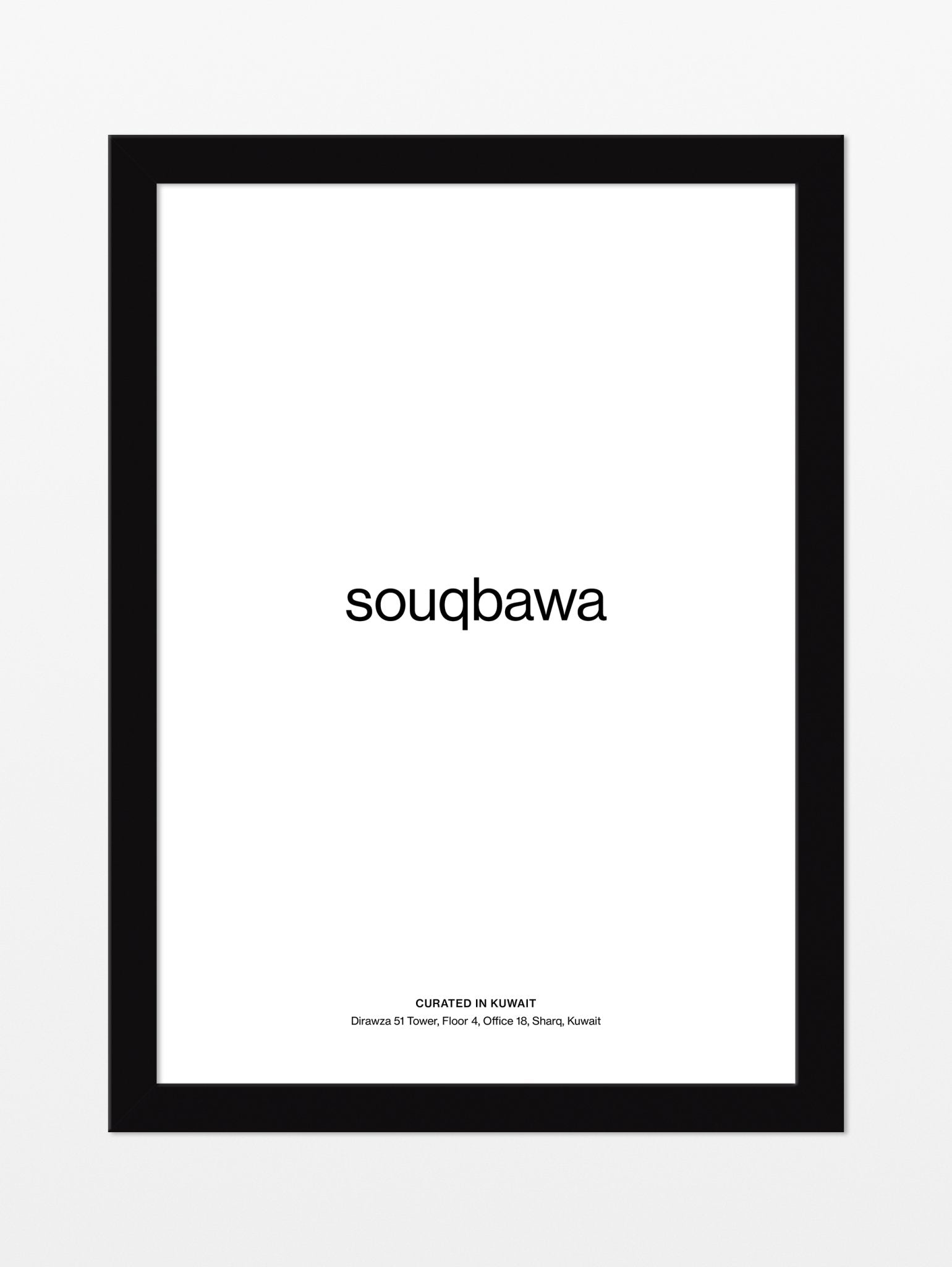 Black Standard Frame - souqbawa