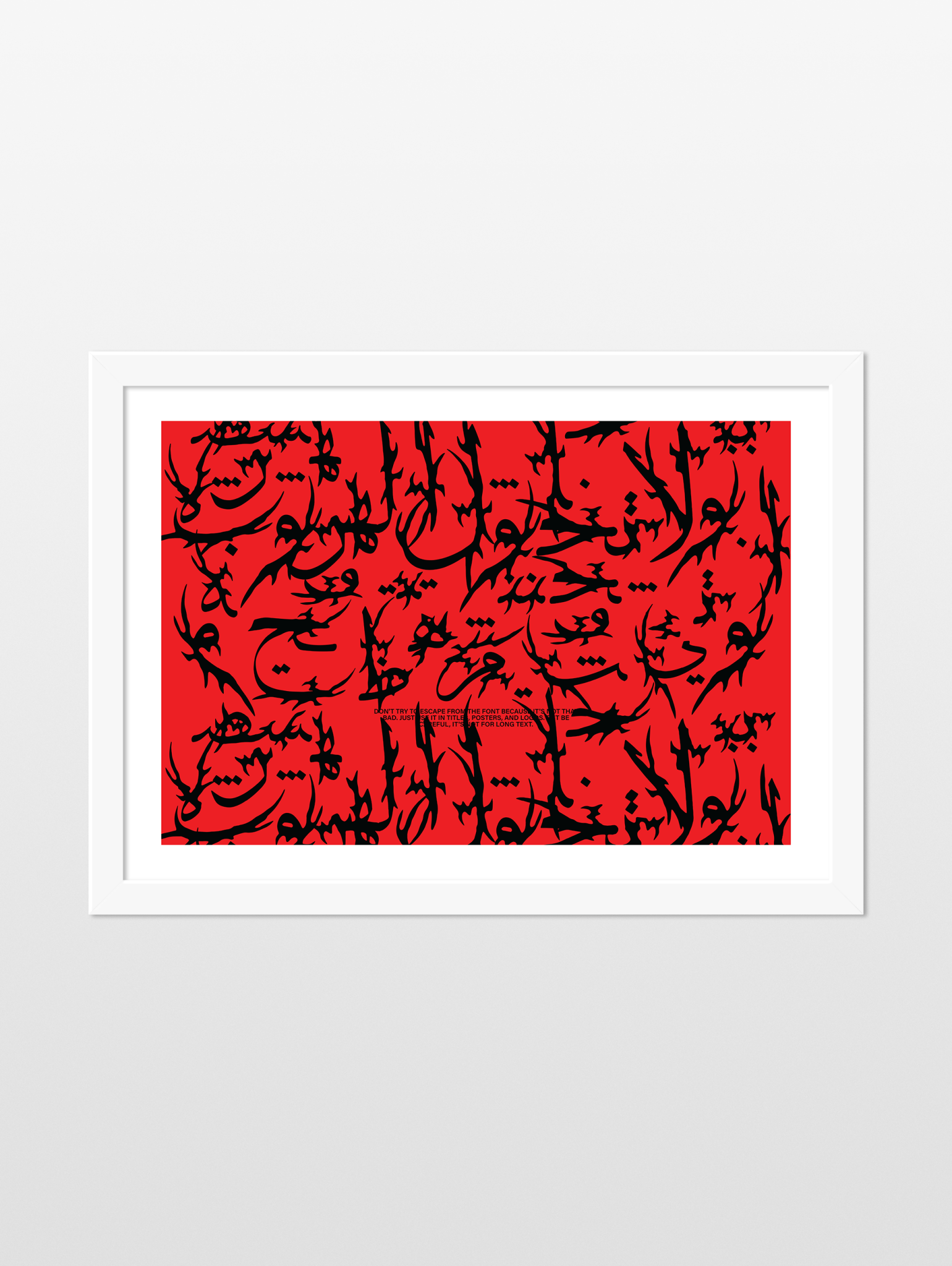 DONT TRY TO ESCAPE - souqbawa