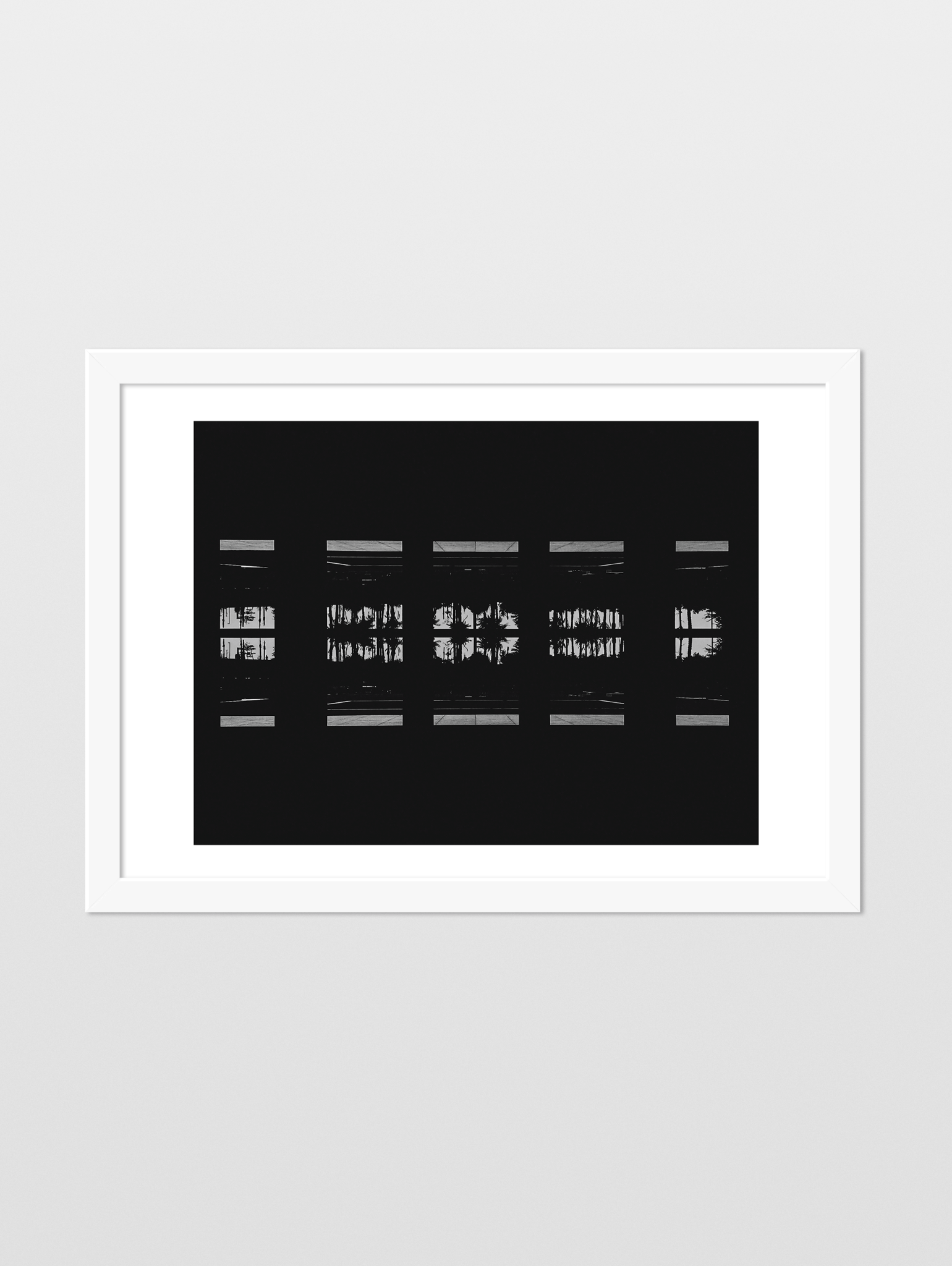 Framed Palms Framing Light - souqbawa