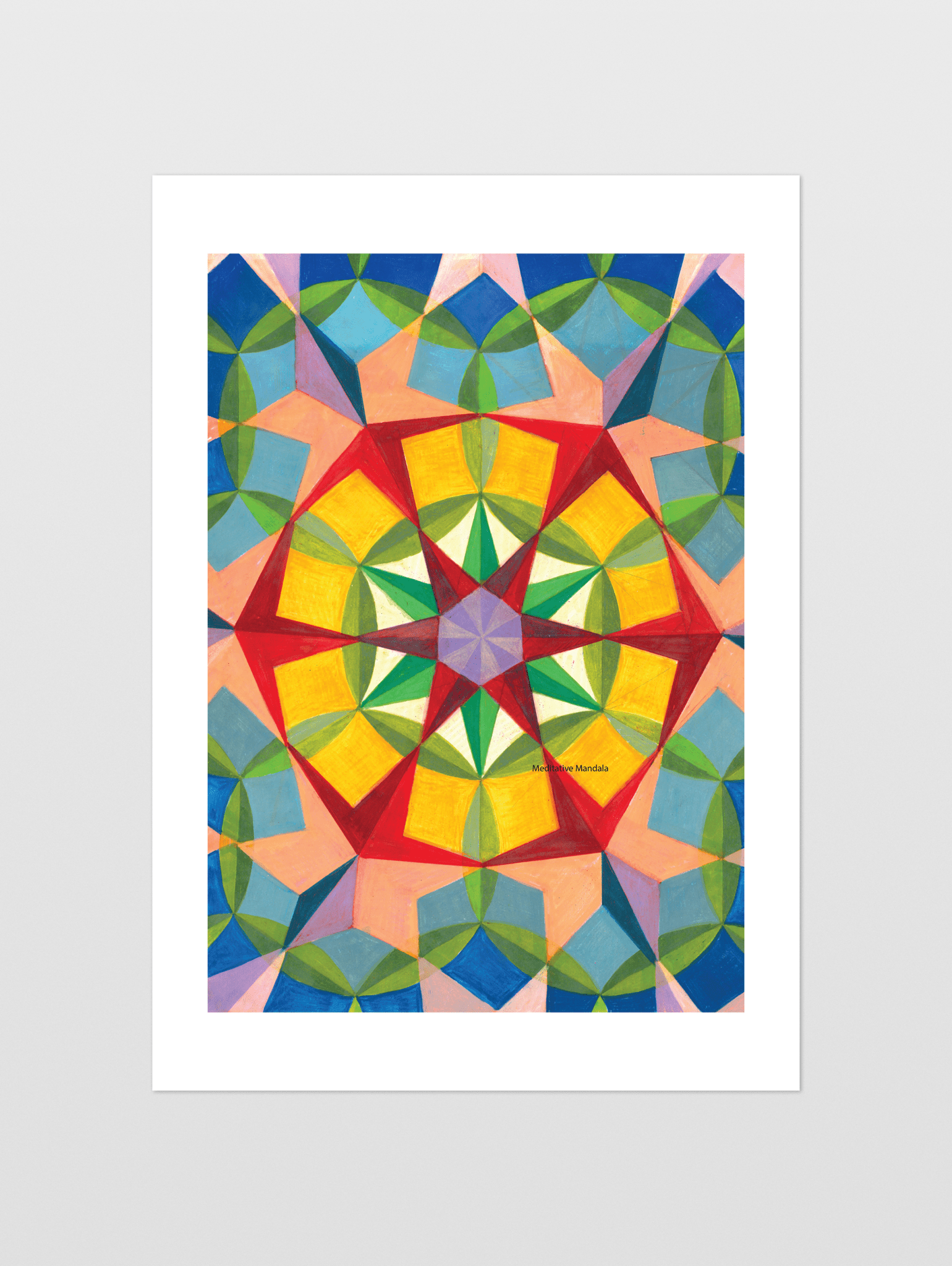 Meditative Mandala - souqbawa