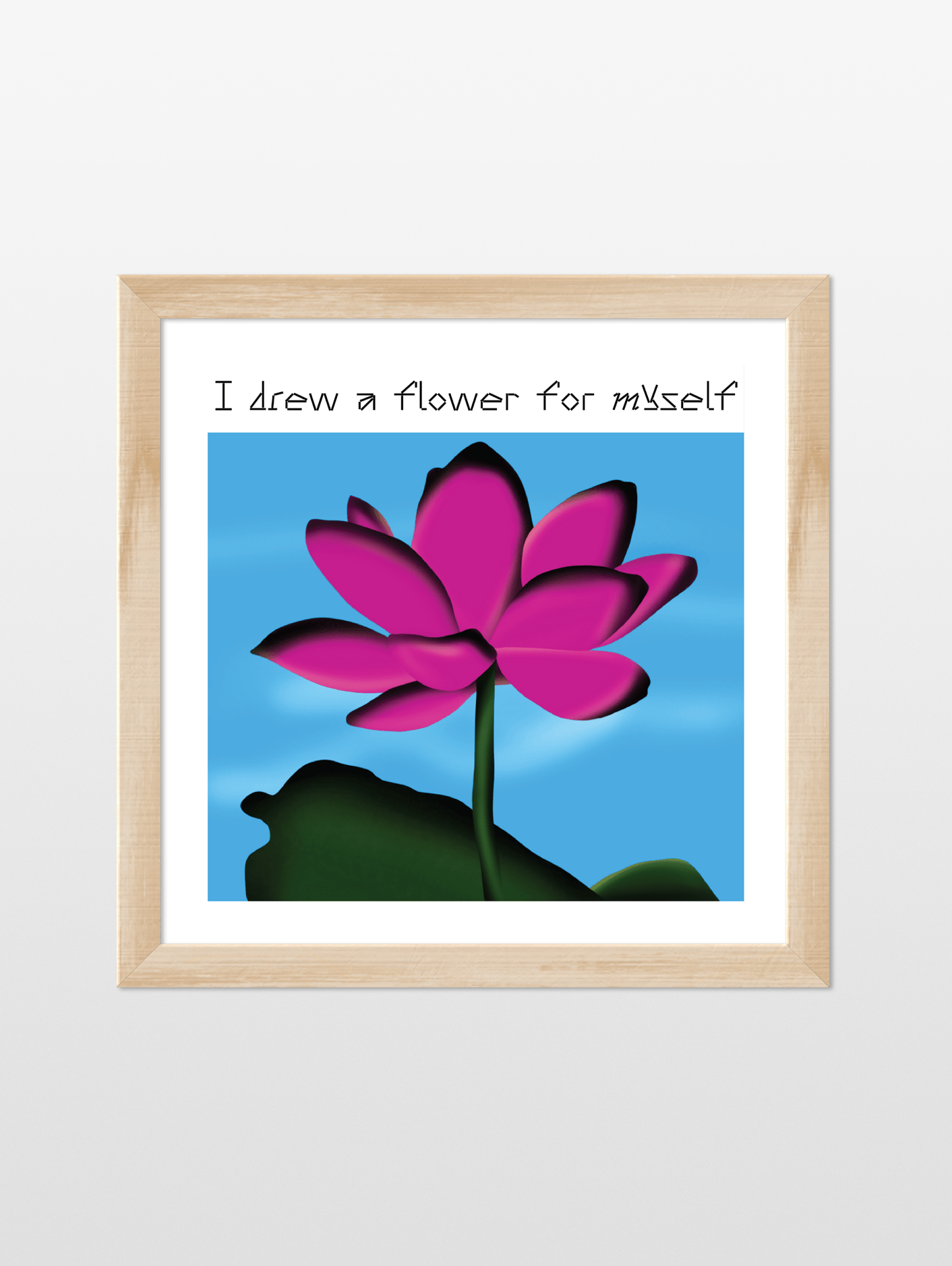 I Drew a Flower - souqbawa
