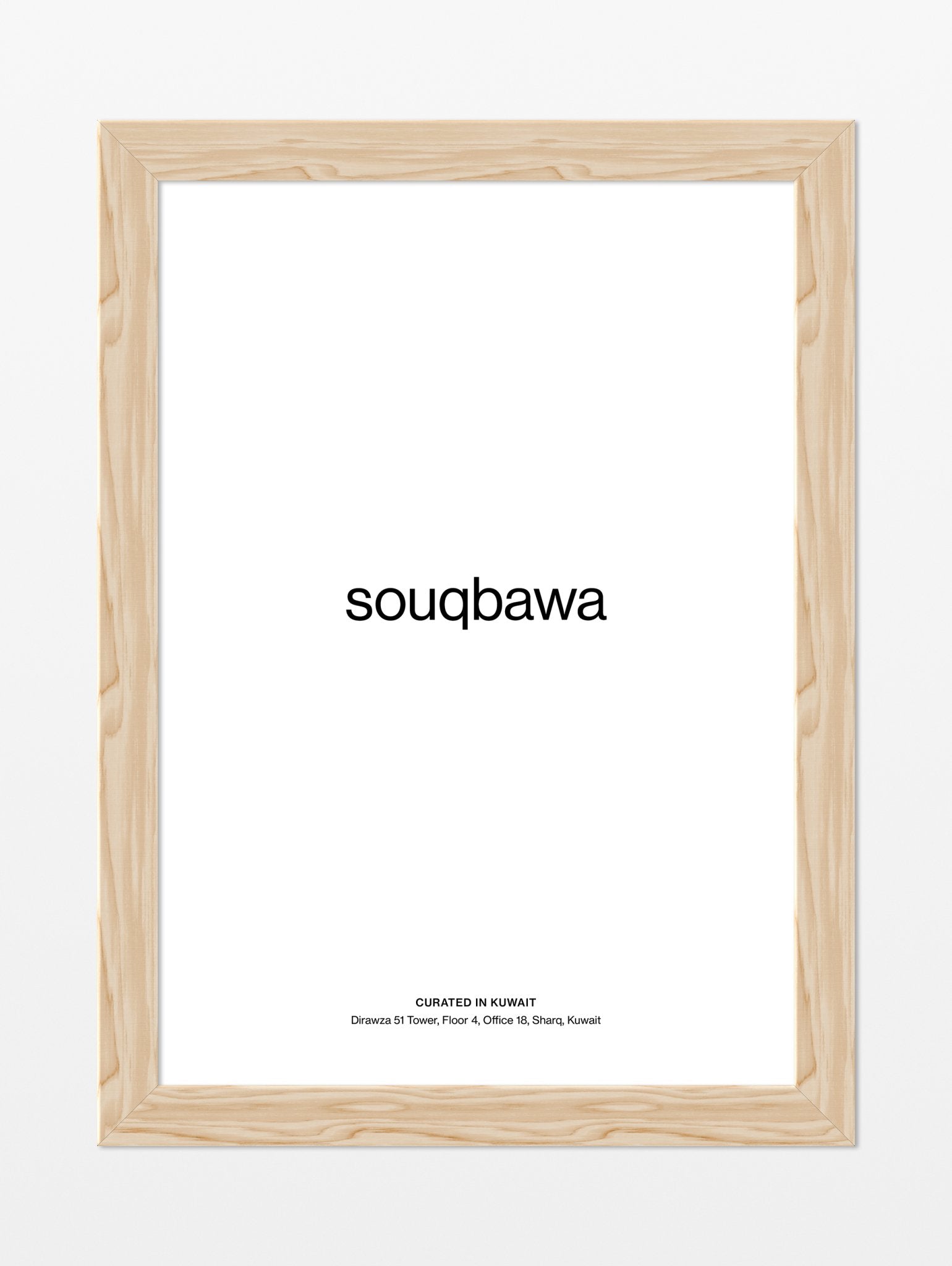 Light Wood Frame - souqbawa