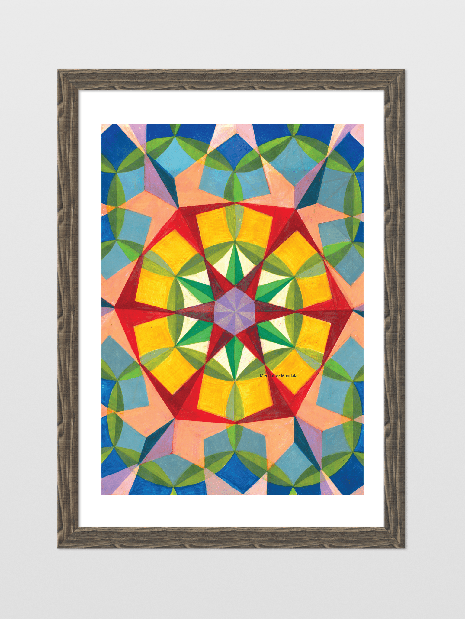 Meditative Mandala - souqbawa